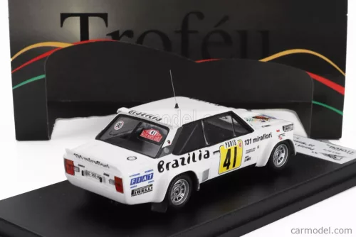 FIAT  131 ABARTH (night version) N 1 RALLY MONTECARLO 1978 PATRICK LIER - JEAN ROBERT CORTHAY  WHITE