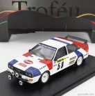 AUDI  QUATTRO (night version) N 58 RALLY MONTECARLO 1983 JACQUES BRIY - JACQUES HENUSET  WHITE BLUE RED