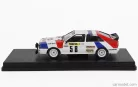 AUDI  QUATTRO (night version) N 58 RALLY MONTECARLO 1983 JACQUES BRIY - JACQUES HENUSET  WHITE BLUE RED