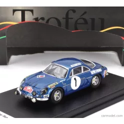   RENAULT  ALPINE A110 1300 N 1 RALLY MONTECARLO 1970 JEAN CLAUDE ANDRUET - PATRICE ECOT  BLUE