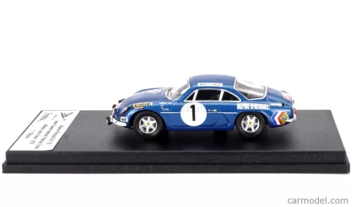 RENAULT  ALPINE A110 1300 N 1 RALLY MONTECARLO 1970 JEAN CLAUDE ANDRUET - PATRICE ECOT  BLUE