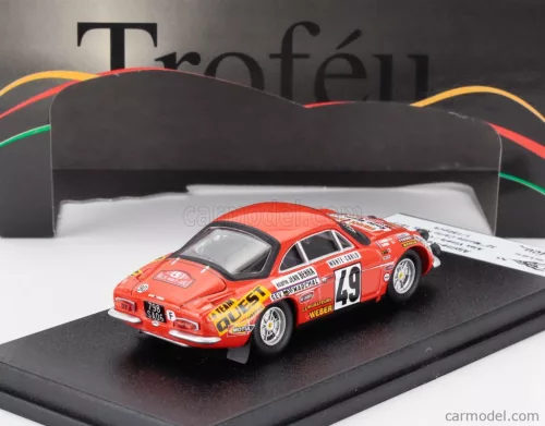 RENAULT  ALPINE A110 COUPE N 49 RALLY MONTECARLO 1973 ALEX VINEIS - OSWALD PERI  RED