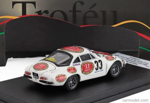 RENAULT  ALPINE A110 1600 (night version) N 33 RALLY TOUR AUTO DE LA REUNION 1981 MAURICE LALLEMAND - JEAN CLAUDE PRADINES  WHITE