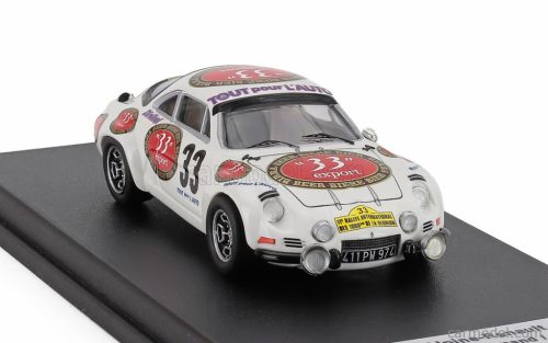 RENAULT  ALPINE A110 1600 (night version) N 33 RALLY TOUR AUTO DE LA REUNION 1981 MAURICE LALLEMAND - JEAN CLAUDE PRADINES  WHITE
