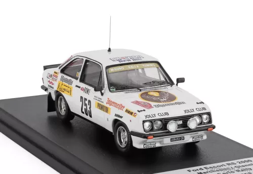 FORD ENGLAND  ESCORT RS 2000 (night version) N 253 RALLY MONTECARLO 1980 MARCO MARCHESINI - GIANNI CAORSI  WHITE