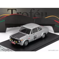   BMW  2002Ti (night version) N 64 RALLY MONTECARLO 1969 PIERRE MAUBLANC - CATHY PITT  SILVER