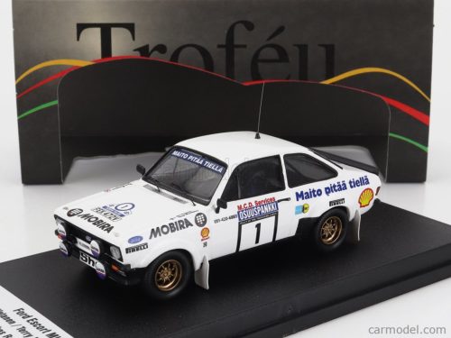 FORD ENGLAND  ESCORT MKII N 1 RALLY 1000 LAKES 1982 ARI VATANEN - TERRY HARRYMAN  WHITE