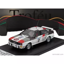   AUDI  QUATTRO (night version) N 17 RALLY ACROPOLIS 1981 FRANZ WITTMANN - KURT NESTINGER  WHITE BLACK RED
