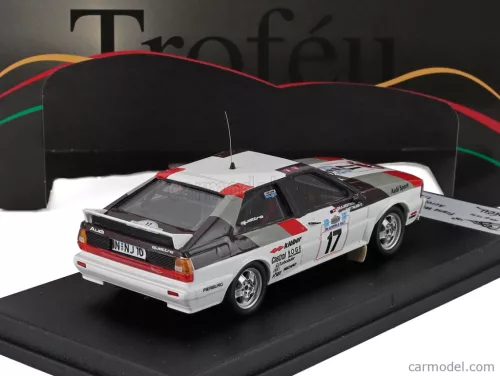 AUDI  QUATTRO (night version) N 17 RALLY ACROPOLIS 1981 FRANZ WITTMANN - KURT NESTINGER  WHITE BLACK RED