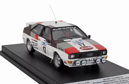 AUDI  QUATTRO (night version) N 17 RALLY ACROPOLIS 1981 FRANZ WITTMANN - KURT NESTINGER  WHITE BLACK RED