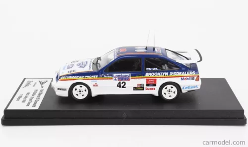 FORD ENGLAND  SIERRA RS COSWORTH N 42 RALLY RAC LOMBARD 1986 PHIL COLLINS  - BRYAN THOMAS  BLUE WHITE