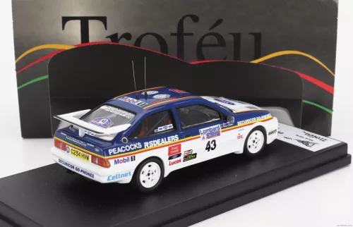 FORD ENGLAND  SIERRA RS COSWORTH N 43 RALLY RAC LOMBARD 1986 CHRIS MELLORS - BRIAN STAKER  BLUE WHITE