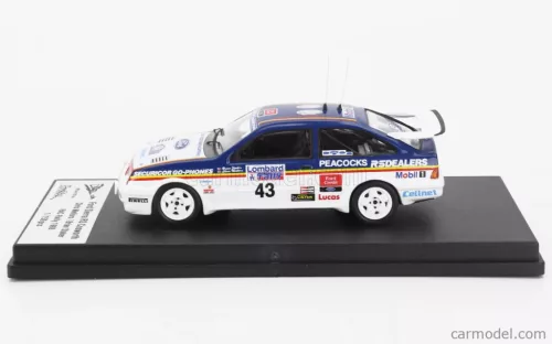 FORD ENGLAND  SIERRA RS COSWORTH N 43 RALLY RAC LOMBARD 1986 CHRIS MELLORS - BRIAN STAKER  BLUE WHITE
