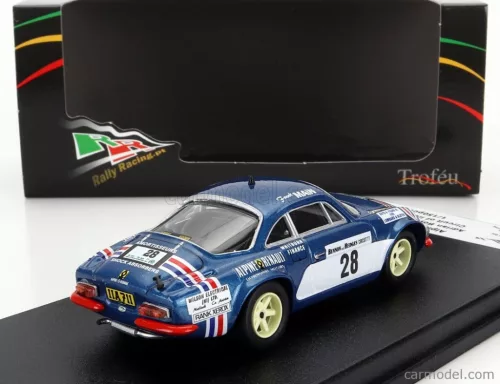 RENAULT  A110 ALPINE N 28 RALLY CIRCUIT OF IRELAND 1977 A.BOYD - F.MAIN  BLUE WHITE