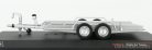 ACCESSORIES  CARRELLO TRASPORTO AUTO - CAR TRANSPORTER TRAILER SILVER WHEELS - CAR NOT INCLUDED  SILVER BLACK