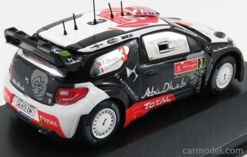 CITROEN  DS3 WRC ABU DHABI N 3 RALLY OF PORTUGAL 2015 K.MEEKE - P.NAGLE  WHITE BLACK RED
