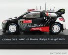 CITROEN  DS3 WRC ABU DHABI N 3 RALLY OF PORTUGAL 2015 K.MEEKE - P.NAGLE  WHITE BLACK RED