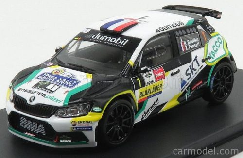 SKODA  FABIA R5 N 1 RALLY YPRES 2018 B.BOUFFIER - X.PANSERI  WHITE BLACK GREEN