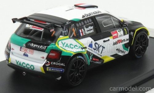 SKODA  FABIA R5 N 1 RALLY YPRES 2018 B.BOUFFIER - X.PANSERI  WHITE BLACK GREEN