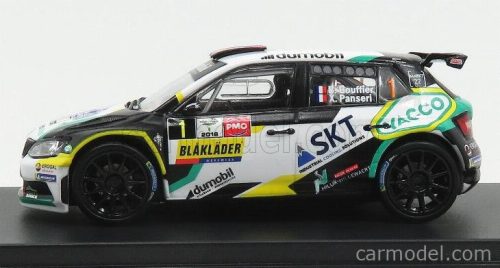 SKODA  FABIA R5 N 1 RALLY YPRES 2018 B.BOUFFIER - X.PANSERI  WHITE BLACK GREEN