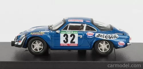 RENAULT  ALPINE A110 1600S N 32 RALLY OF PORTUGAL 1975 P-WAMBERGUE - I-BRETON  BLUE MET
