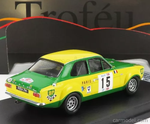 Ford  ESCORT MKI N 15 RALLY TAP 1970 J-F-PIOT - F-MURAC  YELLOW GREEN