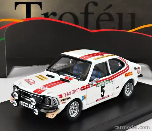 TOYOTA  COROLLA LEVIN (night version) N 5 RALLY PORTUGAL 1976 H.MIKKOLA - J.TODT  WHITE RED