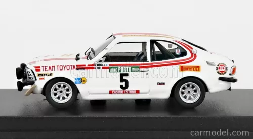 TOYOTA  COROLLA LEVIN (night version) N 5 RALLY PORTUGAL 1976 H.MIKKOLA - J.TODT  WHITE RED