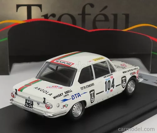 BMW  2002Ti (night version) N 104 RALLY TAP 1972 B.VIEIRA - J.BANDEIRA  WHITE