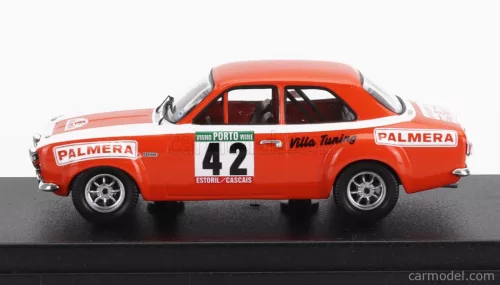 FORD ENGLAND  ESCORT MKI (night version) N 42 RALLY PORTUGAL 1975 F.LEZAMA - J.ARNAIZ  RED WHITE