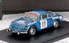 RENAULT  ALPINE A110 (night version)  N 11 RALLY TAP 1972 PETER SMITH - PAUL RUSSELL  BLUE