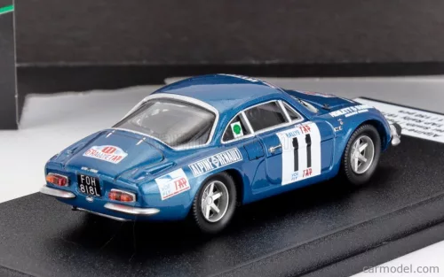 RENAULT  ALPINE A110 (night version)  N 11 RALLY TAP 1972 PETER SMITH - PAUL RUSSELL  BLUE