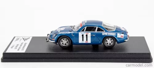 RENAULT  ALPINE A110 (night version)  N 11 RALLY TAP 1972 PETER SMITH - PAUL RUSSELL  BLUE