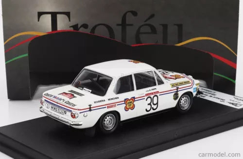 BMW  2002 Ti (night version) N 39 RALLY ALPENFAHRT 1973 GERHARD STROPPE - WALTER SMOLEJ  WHITE