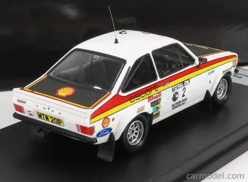 FORD ENGLAND  ESCORT MKII N 2 RALLY SOUTHERN CROSS 1976 R.CLARK - J.PORTER  WHITE BLACK RED YELLOW