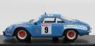 RENAULT  ALPINE A110 N 9 RALLY YPRES 1975 M.NUSBAUMER - JIMMY  BLUE