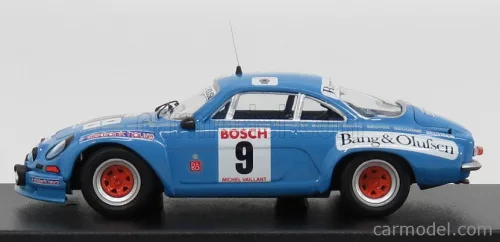 RENAULT  ALPINE A110 N 9 RALLY YPRES 1975 M.NUSBAUMER - JIMMY  BLUE