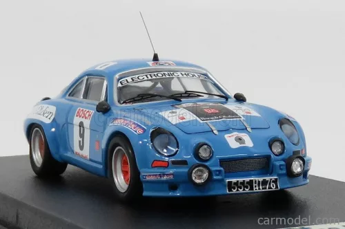 RENAULT  ALPINE A110 N 9 RALLY YPRES 1975 M.NUSBAUMER - JIMMY  BLUE