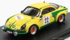 RENAULT  A110 ALPINE N 22 RALLY YPRES 1976 F.ROOTHAERT - E.NIJS  YELLOW GREEN