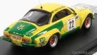 RENAULT  A110 ALPINE N 22 RALLY YPRES 1976 F.ROOTHAERT - E.NIJS  YELLOW GREEN