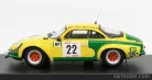 RENAULT  A110 ALPINE N 22 RALLY YPRES 1976 F.ROOTHAERT - E.NIJS  YELLOW GREEN