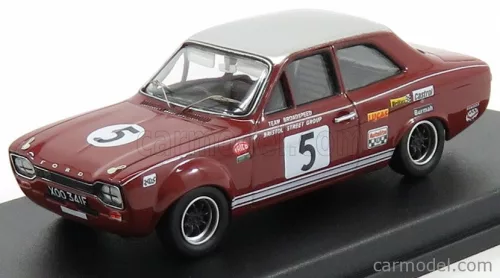 FORD ENGLAND  ESCORT MKI 1300 GT N 5 TROPHEE DE L'AVENIR ZOLDER 1968 Y.FONTAINE  BORDEAUX SILVER