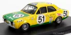 FORD ENGLAND  ESCORT MKI N 51 24h SPA FRANCORCHAMPS 1971 H.AKERSLOOT - Y.FONTAINE  YELLOW GREEN
