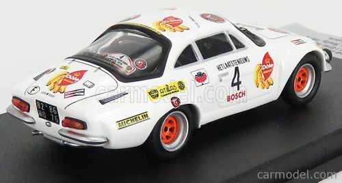 RENAULT  A110 ALPINE (night version) N 4 2nd RALLY YPRES 1974 PEDRO - E.SYMENS  WHITE