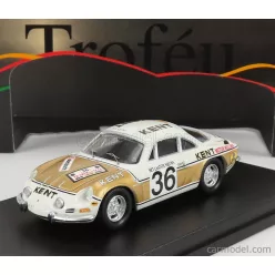   RENAULT  ALPINE A110 N 36 RALLY YPRES 1972 F.VANDECAVEYE - W.PLAS  WHITE GOLD