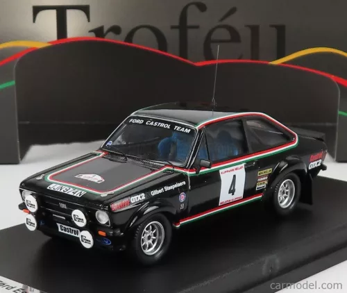 FORD ENGLAND  ESCORT MKII (night version) N 4 RALLY YPRES 1977 G.STAEPELAERE - F.FRANSSEN  BLACK