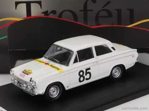 FORD ENGLAND  LOTUS CORTINA GT N 85 RALLY SPA-SOFIA-LIEGE 1964 G.STAEPELAERE - E.MEEUWISSEN  WHITE