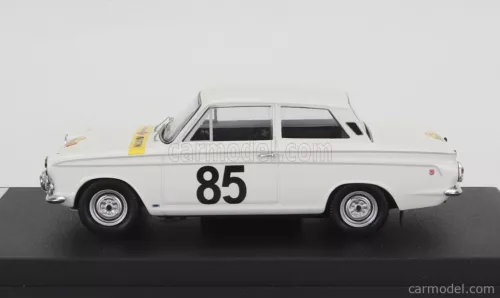 FORD ENGLAND  LOTUS CORTINA GT N 85 RALLY SPA-SOFIA-LIEGE 1964 G.STAEPELAERE - E.MEEUWISSEN  WHITE