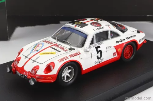 RENAULT  ALPINE A110 N 5 2nd RALLY YPRES 1973 S.LAURENT - P.HAMMELRATH  WHITE RED