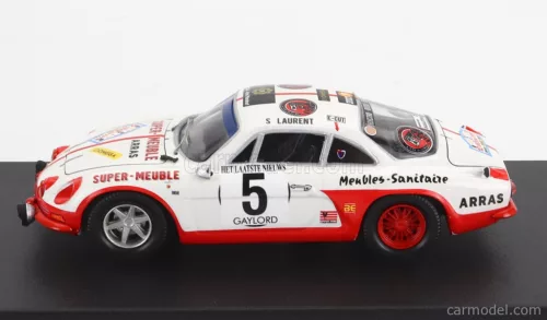 RENAULT  ALPINE A110 N 5 2nd RALLY YPRES 1973 S.LAURENT - P.HAMMELRATH  WHITE RED